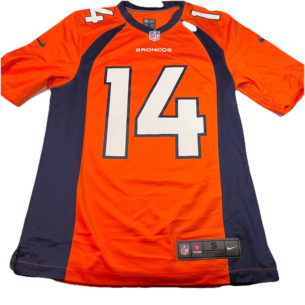NWT Denver Broncos Nike  Courtland Sutton Orange Men's Small Jersey Authentic